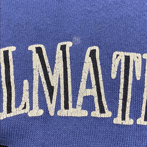 Disney Blue 101 Dalmatians Puppy Love Sweatshirt vintage - Picture 8 of 17